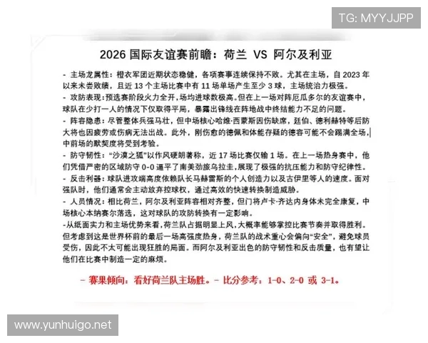 荷兰队2026世界杯赛程前瞻：小组赛对手与出线形势分析